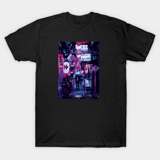 Tokyo Street Neon Synthwave T-Shirt